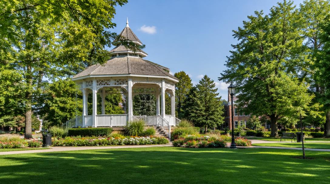 Gage Park gazebo in Brampton