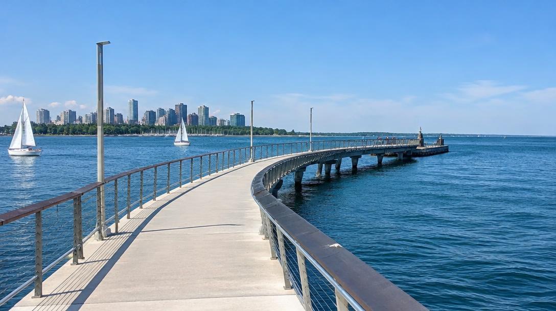 Brant Street Pier in Burlington