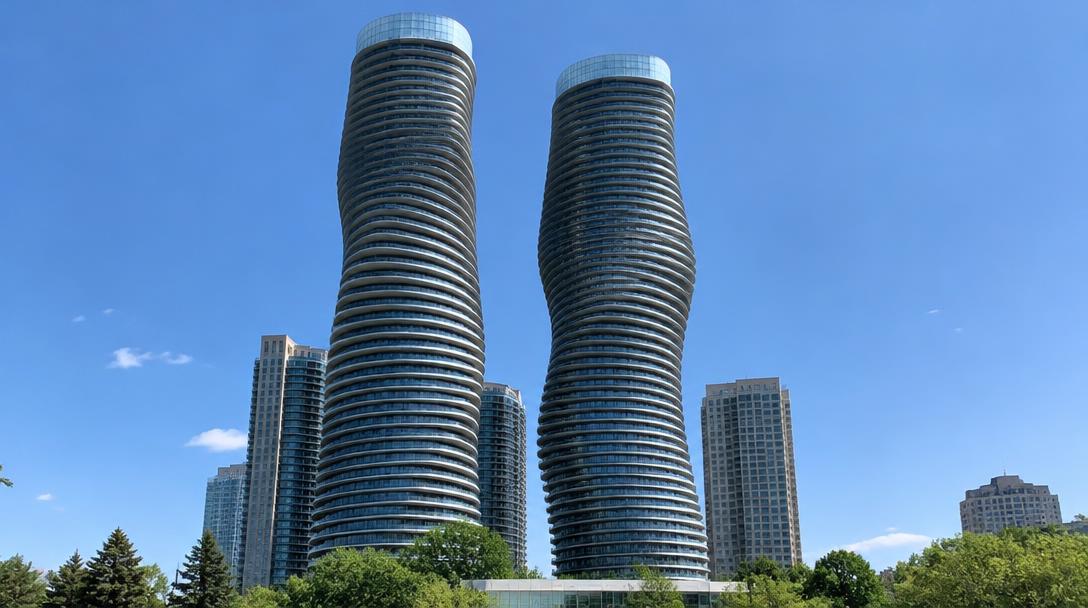 Absolute World towers in Mississauga